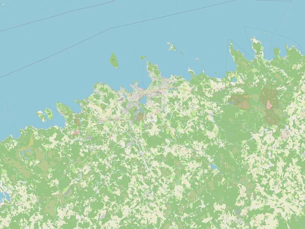 Harju Condado Estonia Mapa Calle Abierto — Foto de Stock