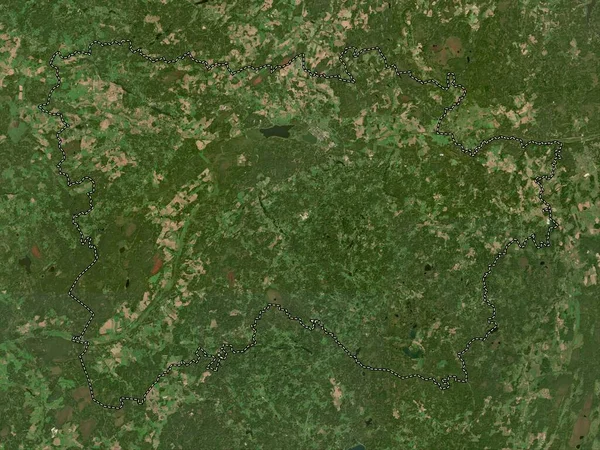 Voru Estlands Län Högupplöst Satellitkarta — Stockfoto