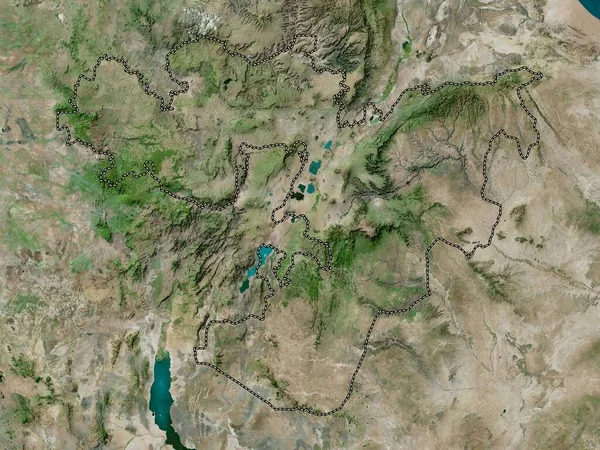 Oromia Estado Etiopía Mapa Satelital Baja Resolución — Foto de Stock