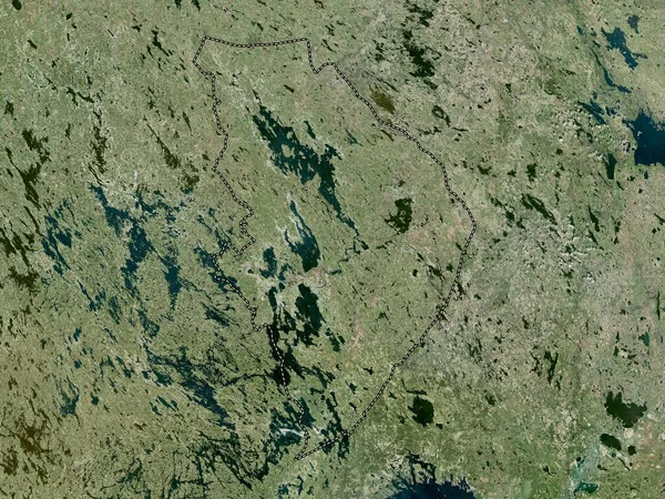 Norra Karelen Finlands Län Högupplöst Satellitkarta — Stockfoto