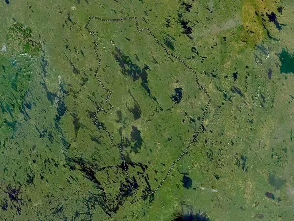 Karelia Del Norte Región Finlandia Mapa Satelital Baja Resolución —  Fotos de Stock