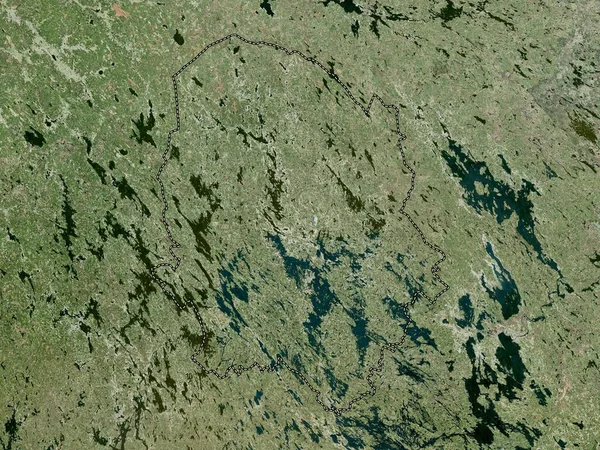 Norra Savolax Finlands Län Högupplöst Satellitkarta — Stockfoto