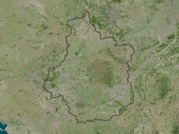 Centre Val Loire Région France Carte Satellite Haute Résolution — Photo