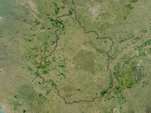 Centre Val Loire Região França Mapa Satélite Baixa Resolução — Fotografia de Stock