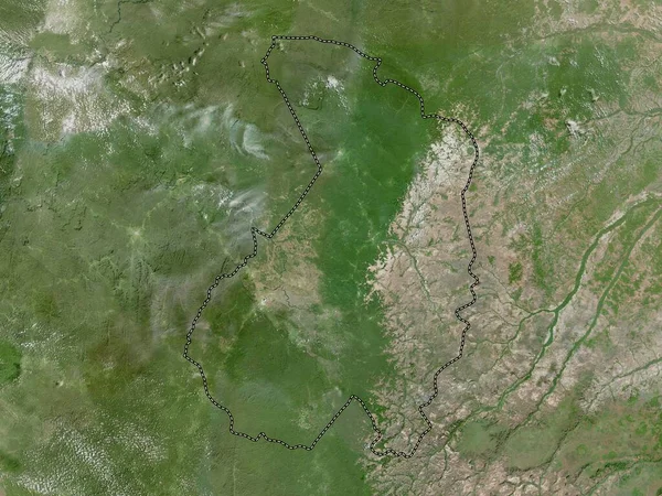 Haut Ogooue Província Gabão Mapa Satélite Alta Resolução — Fotografia de Stock
