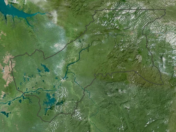 Moyen Ogooue Provincie Gabon Satelitní Mapa Vysokým Rozlišením — Stock fotografie