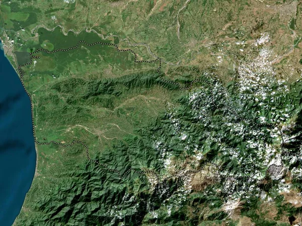 Guria Region Georgien Hochauflösende Satellitenkarte — Stockfoto