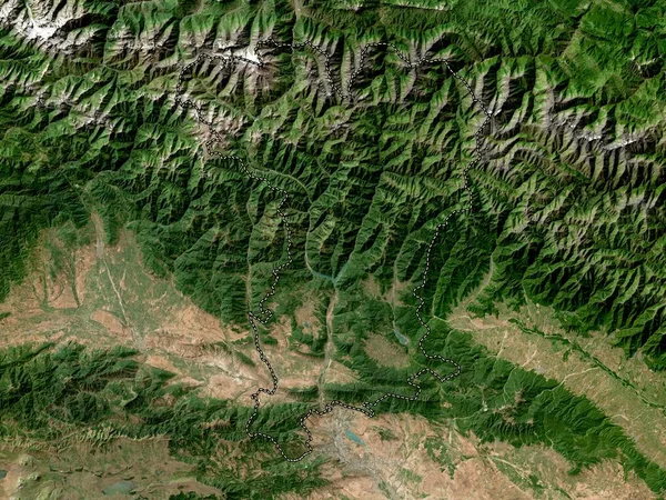 Mtskheta Mtianeti Région Géorgie Carte Satellite Haute Résolution — Photo
