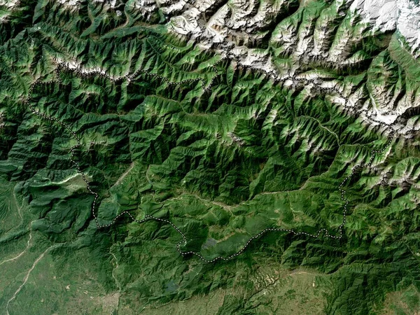 Racha Lechkhumi Kvemo Svaneti Región Georgia Mapa Satélite Alta Resolución — Foto de Stock