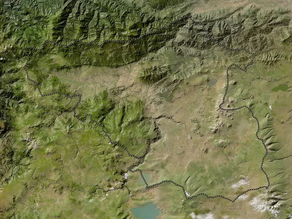 Samtskhe Javakheti Región Georgia Mapa Satelital Baja Resolución — Foto de Stock