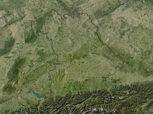 Bayern Región Alemania Mapa Satelital Baja Resolución —  Fotos de Stock