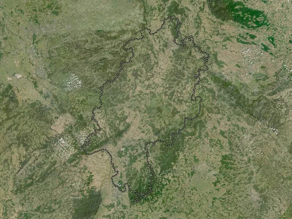 Hessen Estado Alemanha Mapa Satélite Baixa Resolução — Fotografia de Stock
