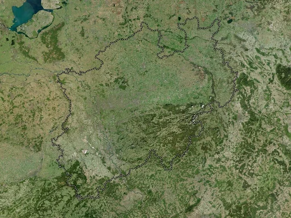 Nordrhein Westfalen State Germany High Resolution Satellite Map — Stock Photo, Image