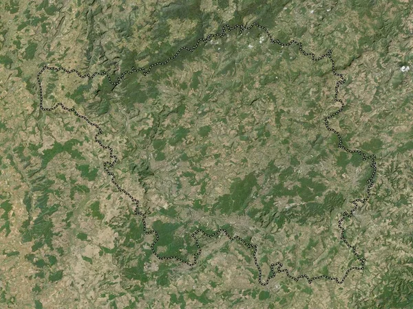 Saarland Deelstaat Duitsland Satellietkaart Met Lage Resolutie — Stockfoto