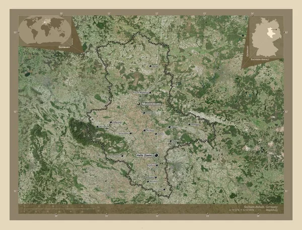 Мбаппе Земля Германия Спутниковая Карта Высокого Разрешения Места Названия Крупных — стоковое фото