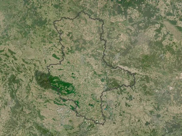 Sachsen Anhalt Estado Alemanha Mapa Satélite Baixa Resolução — Fotografia de Stock