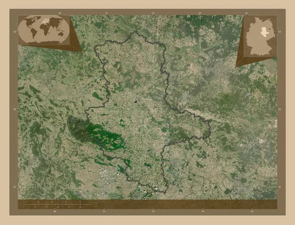 Мбаппе Земля Германия Карта Спутника Низкого Разрешения Вспомогательные Карты Расположения — стоковое фото