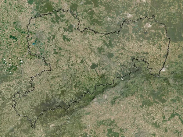 Sachsen Estado Alemanha Mapa Satélite Baixa Resolução — Fotografia de Stock