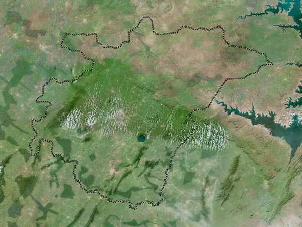 Ashanti Regio Van Ghana Satellietkaart Met Hoge Resolutie — Stockfoto