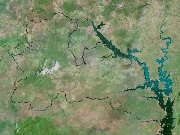 Bono Este Región Ghana Mapa Satélite Alta Resolución —  Fotos de Stock