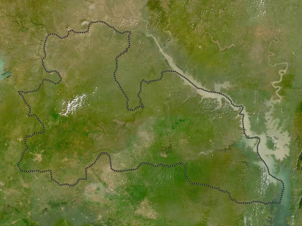 Bono East Region Ghana Satellitenkarte Mit Niedriger Auflösung — Stockfoto