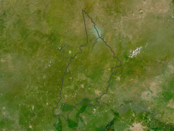 Bono Regionen Ghana Lågupplöst Satellitkarta — Stockfoto