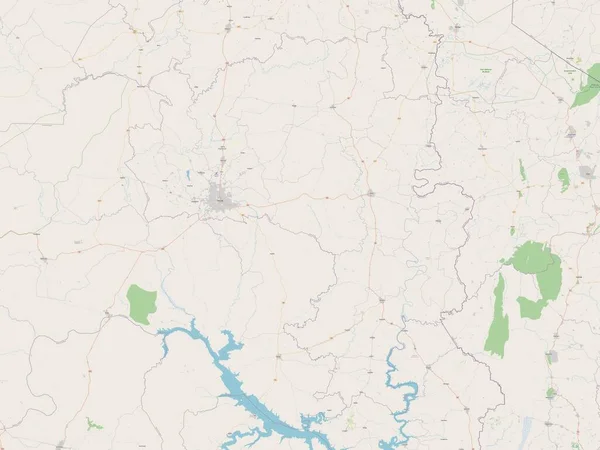 Észak Ghána Régió Open Street Térkép — Stock Fotó