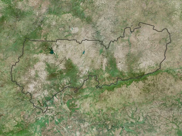 Alto Oriente Regione Del Ghana Mappa Satellitare Alta Risoluzione — Foto Stock