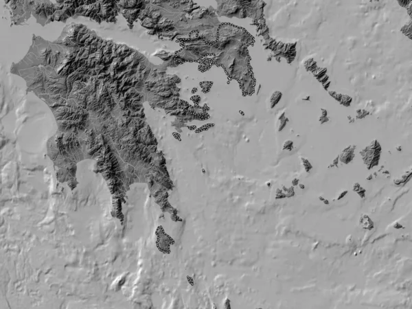 아티카 Attica 그리스의 구역이다 호수와 빌레벨 고산도 — 스톡 사진