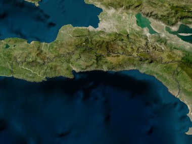 Sud-Est, Haiti Bölümü. Düşük çözünürlüklü uydu haritası