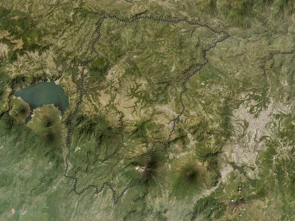 Chimaltenango Guatemala Bölümü Düşük Çözünürlüklü Uydu Haritası — Stok fotoğraf