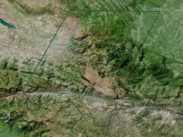 Huehuetenango Департамент Гватемали Супутникова Карта Високої Роздільної Здатності — стокове фото
