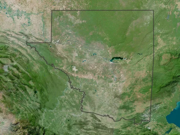 Peten Dipartimento Del Guatemala Mappa Satellitare Alta Risoluzione — Foto Stock