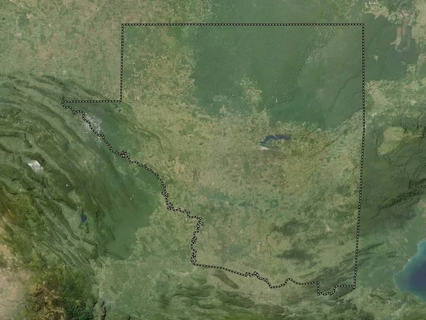 Peten Dipartimento Del Guatemala Mappa Satellitare Bassa Risoluzione — Foto Stock
