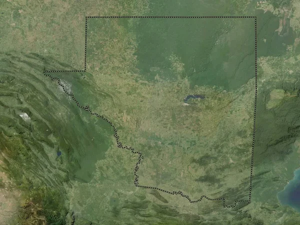 Peten Departamento Guatemala Mapa Satélite Baixa Resolução — Fotografia de Stock