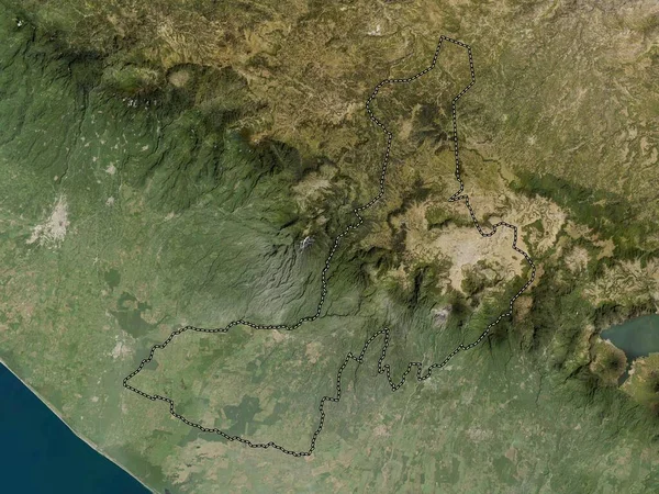 Кезальтенанго Департамент Гватемалы Карта Низкого Разрешения — стоковое фото
