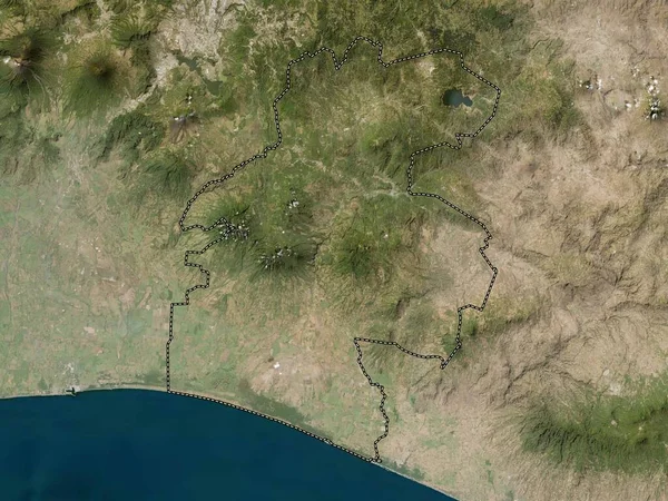 Santa Rosa, Guatemala Departmanı. Düşük çözünürlüklü uydu haritası