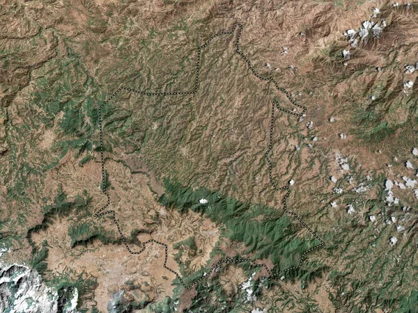 Тотонікапан Відділ Гватемали Супутникова Карта Високої Роздільної Здатності — стокове фото