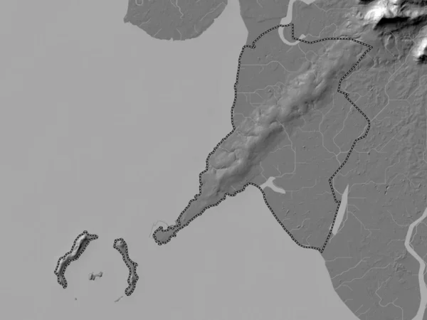 Κόνακρι Περιοχή Της Γουινέας Υψόμετρο Bilevel Λίμνες Και Ποτάμια — Φωτογραφία Αρχείου