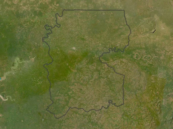 Габу Регіон Гвінея Бісау Супутникова Карта Низької Роздільної Здатності — стокове фото