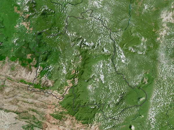 Potaro Siparuni Region Gujany Mapa Satelitarna Niskiej Rozdzielczości — Zdjęcie stockowe