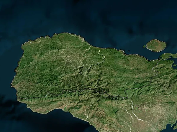 Grand Anse Departament Haiti Mapa Google Wysokiej Rozdzielczości — Zdjęcie stockowe