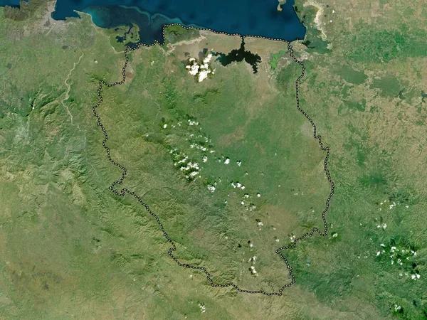 Nord Est Dipartimento Haiti Mappa Satellitare Alta Risoluzione — Foto Stock