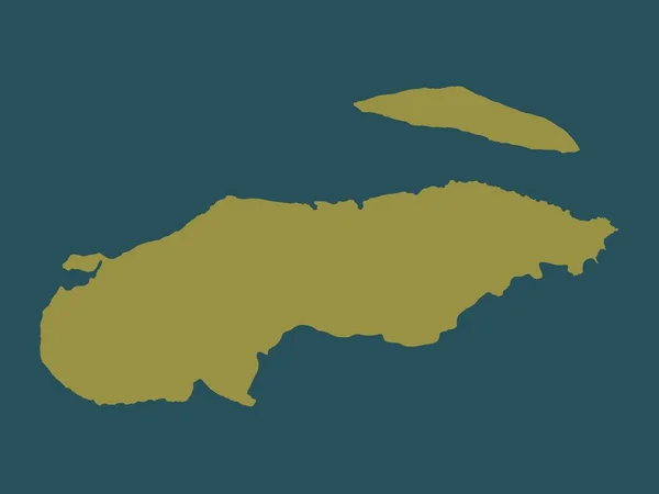 Nord Ouest Departement Haiti Einfarbige Form — Stockfoto