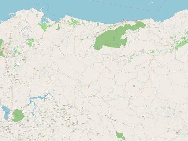 Yoro, Honduras Departmanı. Açık Sokak Haritası