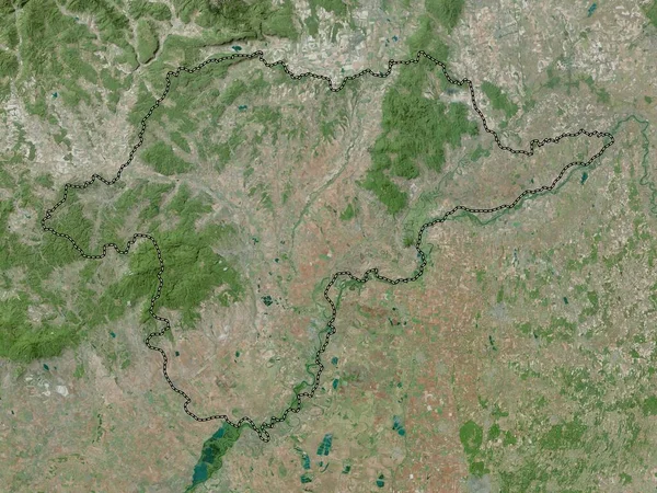 Borsod Abauj Zemplen Condado Hungria Mapa Satélite Alta Resolução — Fotografia de Stock