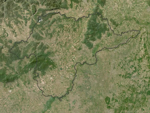 Borsod Abauj Zemplen Condado Hungria Mapa Satélite Baixa Resolução — Fotografia de Stock