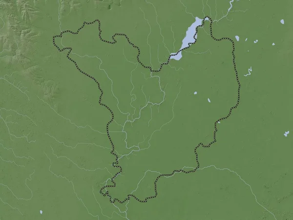 Jasz Nagykun Szolnok Condado Hungria Mapa Elevação Colorido Estilo Wiki — Fotografia de Stock