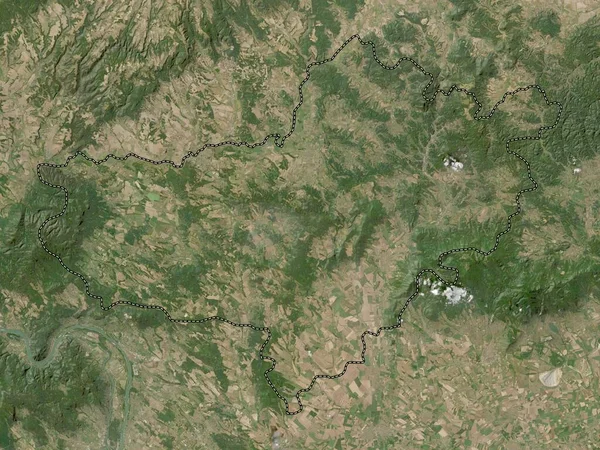 Nograd Provincie Van Hongarije Satellietkaart Met Lage Resolutie — Stockfoto