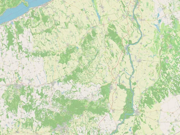 Тольна Округ Угорщини Відкрита Карта Вулиць — стокове фото